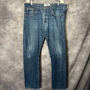 Baldwin The Henley Classic Slim Leg Kurabo Japan Selvedge Jeans Size 38 Dark